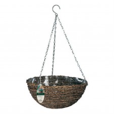 Gardman 14 in. Natural Rattan Hanging Baskets   551509211